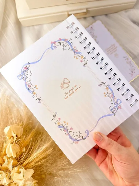 Elegant lavender notepad