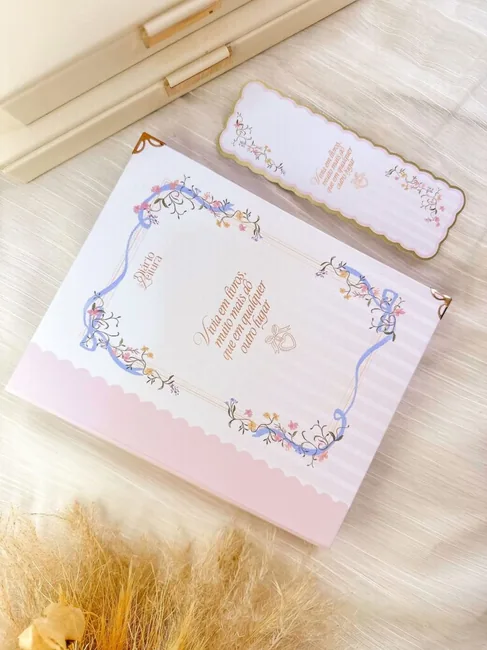 Notepad with bookmark